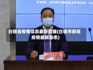白银省疫情信息最新数据(白银市新冠疫情最新动态)