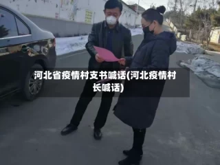 河北省疫情村支书喊话(河北疫情村长喊话)