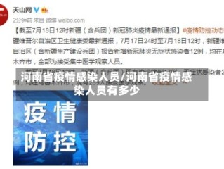 河南省疫情感染人员/河南省疫情感染人员有多少