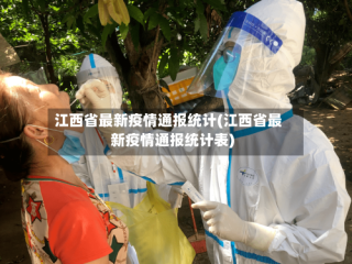 江西省最新疫情通报统计(江西省最新疫情通报统计表)