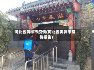 河北省黄桦市疫情(河北省黄骅市疫情报告)