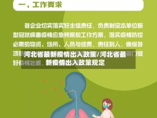 河北省最新疫情出入政策/河北省最新疫情出入政策规定