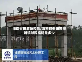 海南省排浦镇疫情/海南省儋州市排浦镇邮政编码是多少