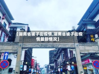 【湖南省坡子街疫情,湖南省坡子街疫情最新情况】