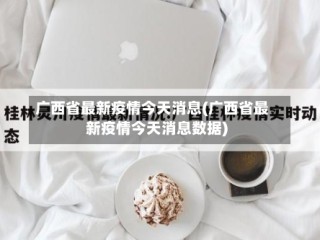 广西省最新疫情今天消息(广西省最新疫情今天消息数据)