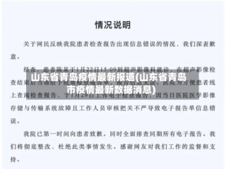 山东省青岛疫情最新报道(山东省青岛市疫情最新数据消息)