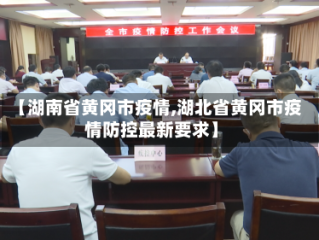 【湖南省黄冈市疫情,湖北省黄冈市疫情防控最新要求】