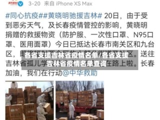 各省支援吉林省疫情名单/各省支援吉林省疫情名单查询