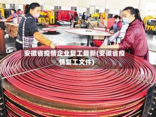 安徽省疫情企业复工最新(安徽省疫情复工文件)