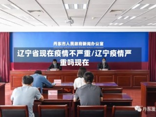 辽宁省现在疫情不严重/辽宁疫情严重吗现在