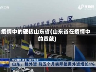 疫情中的硬核山东省(山东省在疫情中的贡献)