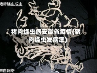 猪肉绦虫病安徽省疫情(猪肉绦虫发病率)