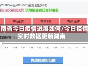 湖南省今日疫情进展如何/今日疫情实时数据更新湖南