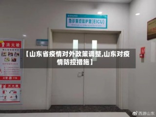 【山东省疫情对外政策调整,山东对疫情防控措施】
