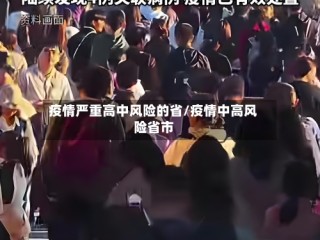 疫情严重高中风险的省/疫情中高风险省市