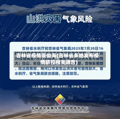 吉林省疫情景俊海(吉林省多地发布疫情防控相关通告)-第1张图片