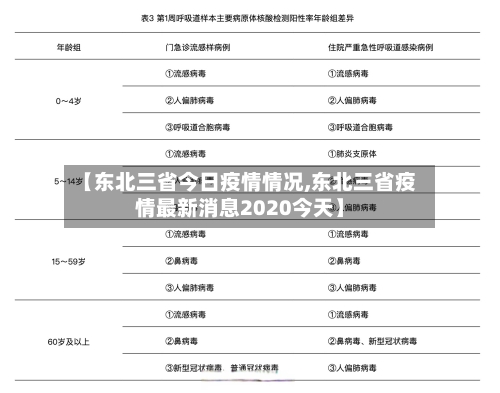 【东北三省今日疫情情况,东北三省疫情最新消息2020今天】-第1张图片