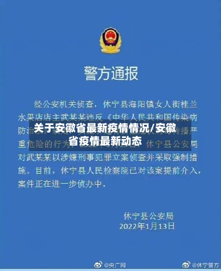 关于安徽省最新疫情情况/安徽省疫情最新动态-第1张图片