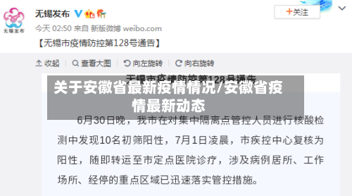 关于安徽省最新疫情情况/安徽省疫情最新动态-第3张图片