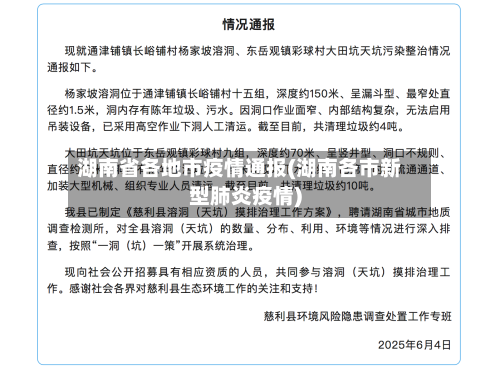 湖南省各地市疫情通报(湖南各市新型肺炎疫情)-第1张图片