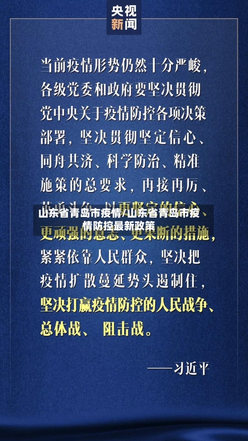 山东省青岛市疫情/山东省青岛市疫情防控最新政策-第2张图片