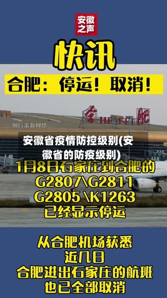 安徽省疫情防控级别(安徽省的防疫级别)-第2张图片