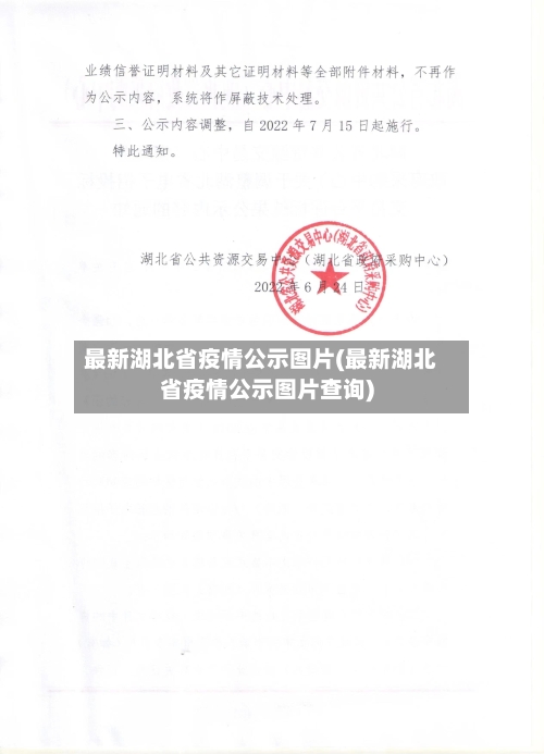 最新湖北省疫情公示图片(最新湖北省疫情公示图片查询)-第1张图片