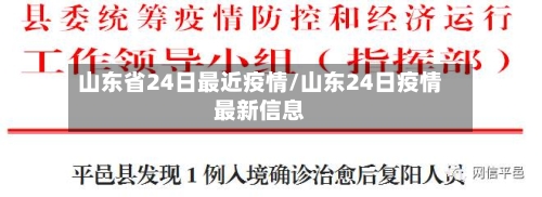 山东省24日最近疫情/山东24日疫情最新信息-第1张图片