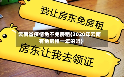 云南省疫情免不免房租(2020年云南有免房租一年的吗)-第2张图片