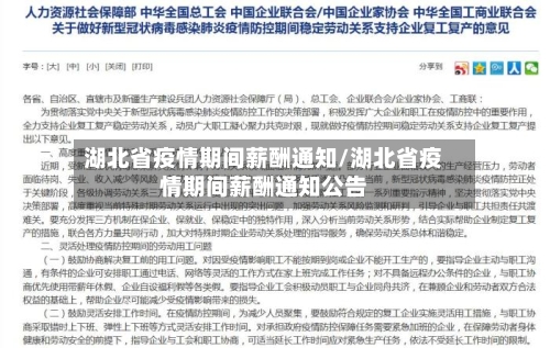 湖北省疫情期间薪酬通知/湖北省疫情期间薪酬通知公告-第1张图片