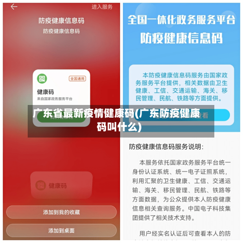 广东省最新疫情健康码(广东防疫健康码叫什么)-第2张图片