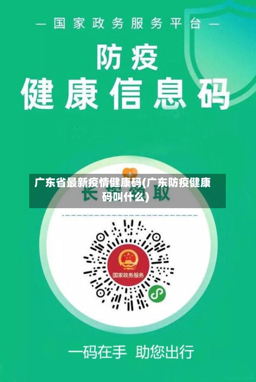 广东省最新疫情健康码(广东防疫健康码叫什么)-第3张图片