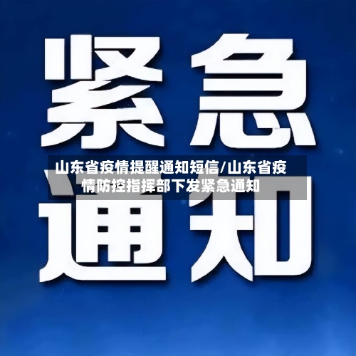 山东省疫情提醒通知短信/山东省疫情防控指挥部下发紧急通知-第2张图片