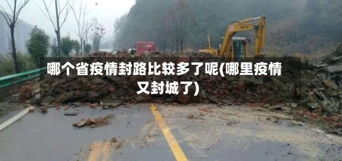 哪个省疫情封路比较多了呢(哪里疫情又封城了)-第3张图片