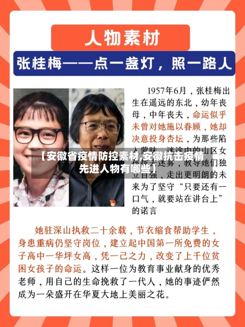 【安徽省疫情防控素材,安徽抗击疫情先进人物有哪些】-第1张图片