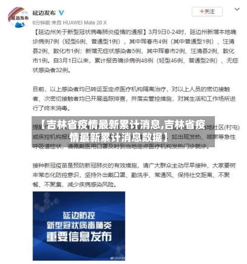 【吉林省疫情最新累计消息,吉林省疫情最新累计消息数据】-第2张图片