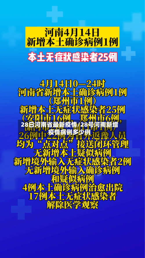 28日河南省最新疫情/28号河南新增疫情病例多少例-第3张图片