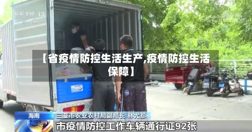 【省疫情防控生活生产,疫情防控生活保障】-第3张图片
