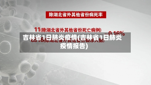 吉林省1日肺炎疫情(吉林省1日肺炎疫情报告)-第1张图片