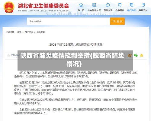 陕西省肺炎疫情控制举措(陕西省肺炎情况)-第2张图片