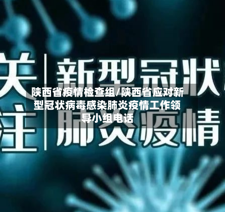 陕西省疫情检查组/陕西省应对新型冠状病毒感染肺炎疫情工作领导小组电话-第1张图片