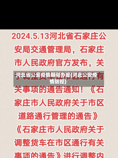 河北省公安疫情期间办案(河北公安疫情防控)-第2张图片
