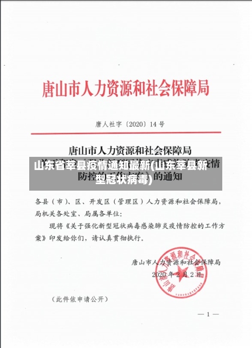 山东省莘县疫情通知最新(山东莘县新型冠状病毒)-第2张图片