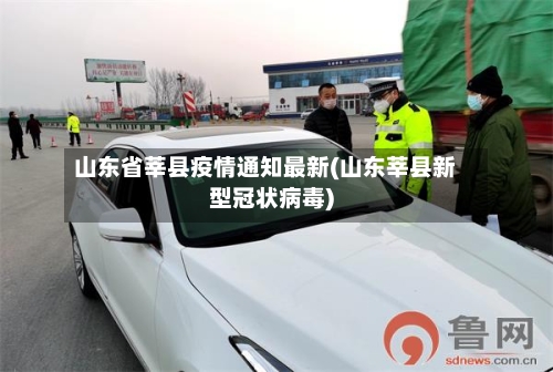 山东省莘县疫情通知最新(山东莘县新型冠状病毒)-第1张图片