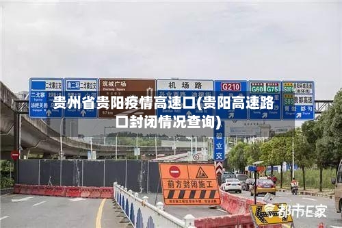 贵州省贵阳疫情高速口(贵阳高速路口封闭情况查询)-第2张图片