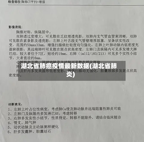 湖北省肺癌疫情最新数据(湖北省肺炎)-第1张图片