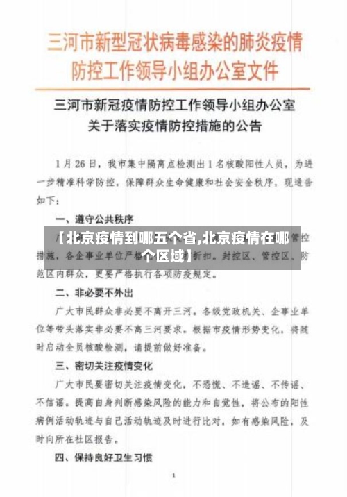 【北京疫情到哪五个省,北京疫情在哪个区域】-第1张图片