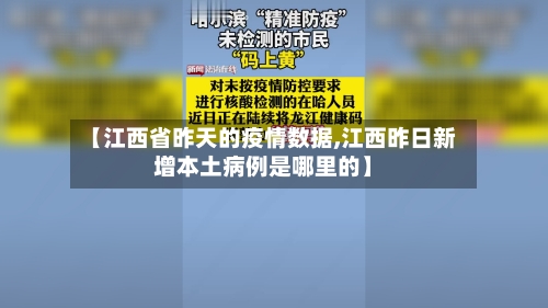 【江西省昨天的疫情数据,江西昨日新增本土病例是哪里的】-第2张图片