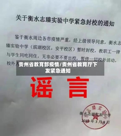 贵州省教育部疫情/贵州省教育厅下发紧急通知-第2张图片