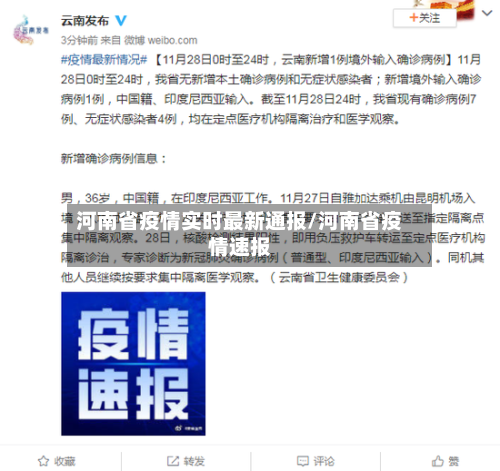 河南省疫情实时最新通报/河南省疫情速报-第1张图片